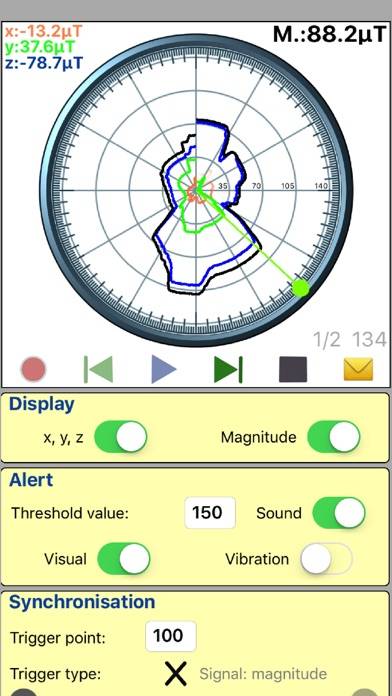 Gauss Tesla Meter App screenshot #3