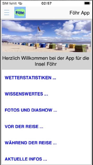 Föhr App für den Urlaub App-Screenshot #1