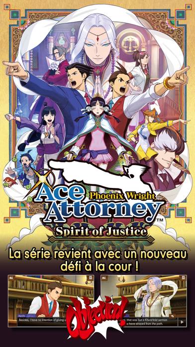Ace Attorney Spirit of Justice Schermata dell'app #1