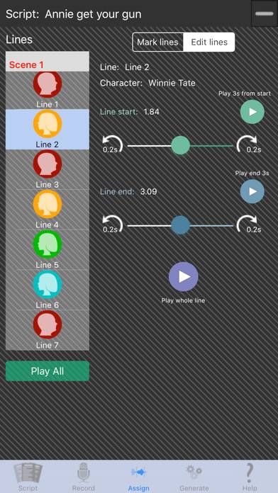 ScriptRecorder for LineLearner App skärmdump