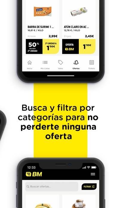 BM Supermercados Captura de pantalla de la aplicación