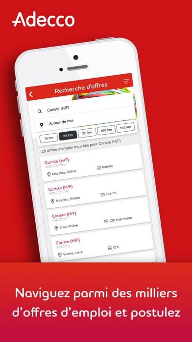 Adecco & Moi Capture d'écran de l'application