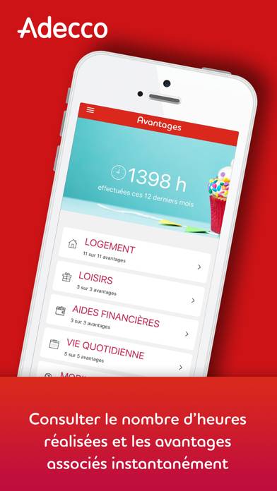 Adecco & Moi Capture d'écran de l'application