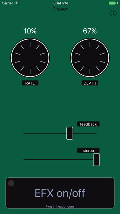 Stereo Phaser captura de pantalla
