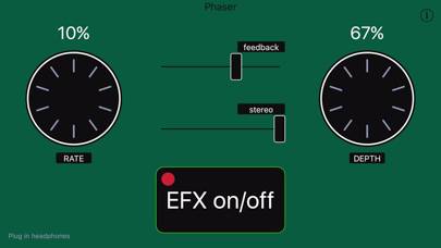 Stereo Phaser Captura de pantalla de la aplicación