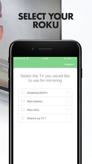 Mirror for Roku TV App Captura de pantalla de la aplicación #3