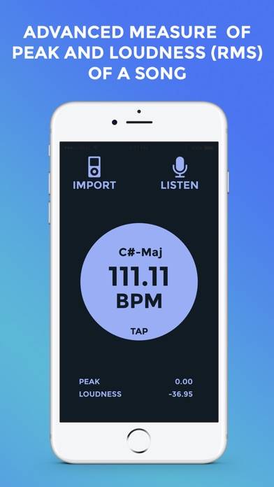 BPM & Chords Live Analyzer App screenshot #3