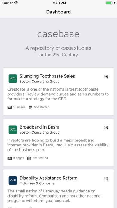 Consulting Case Interview Prep Captura de pantalla de la aplicación #1
