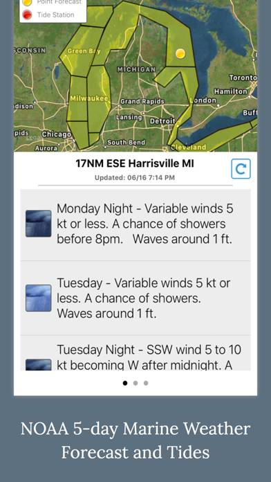Boating Weather and Tides App screenshot #1