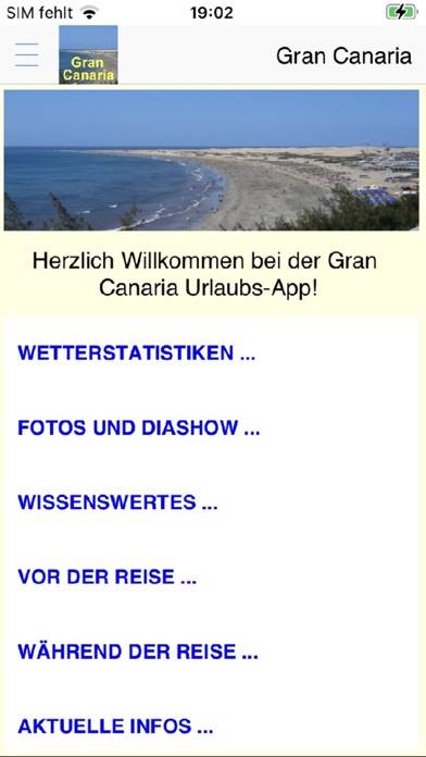 Gran Canaria Urlaubs App App screenshot #1
