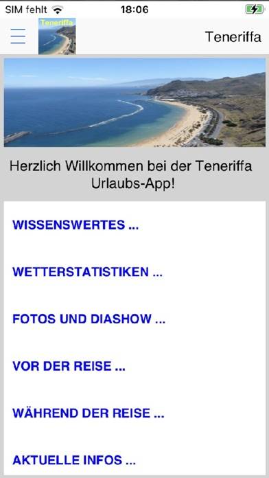 Teneriffa App für den Urlaub App screenshot #1