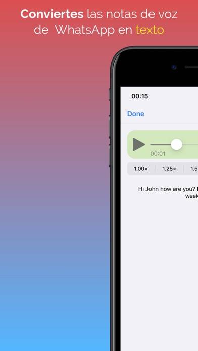 Audio to Text for WhatsApp Schermata dell'app #1