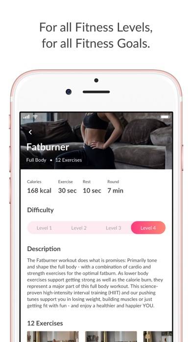 WeBurn: Women Home Workouts App screenshot #4