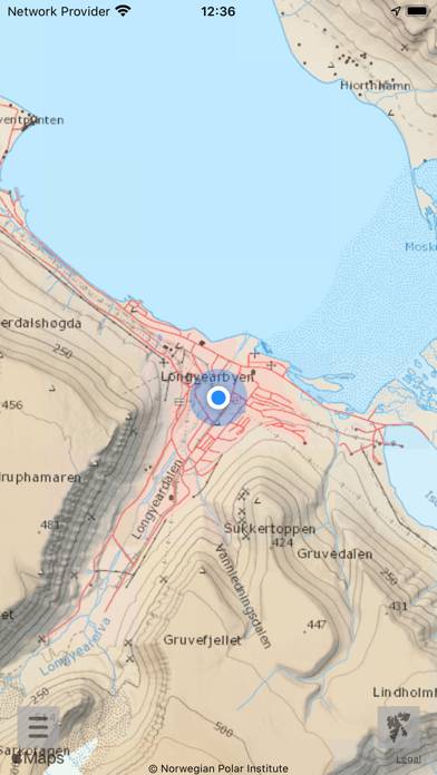 Here & there Svalbard 1:70000 App screenshot #2