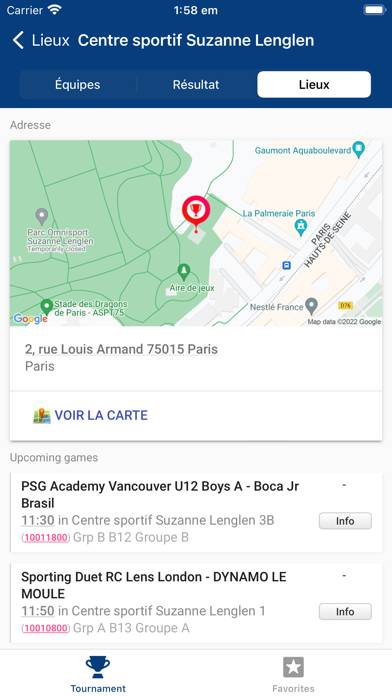 Paris World Games App screenshot