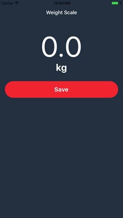 DBP Weight Scale Schermata dell'app #2