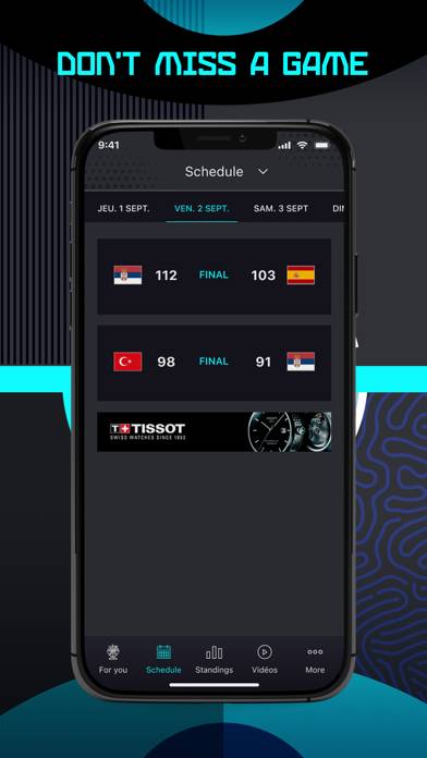 FIBA EuroBasket Qualifiers Schermata dell'app #3