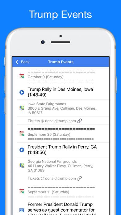 Trump Tracker: News & Politics App screenshot #5