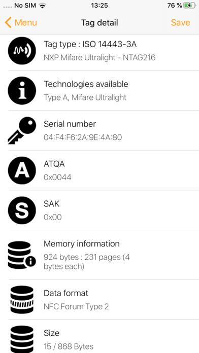 NFC Tools App screenshot #2
