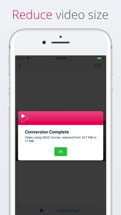 HEVC Convert Captura de pantalla de la aplicación #3