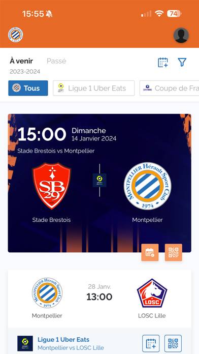 Montpellier Hérault Sport Club Capture d'écran de l'application #1