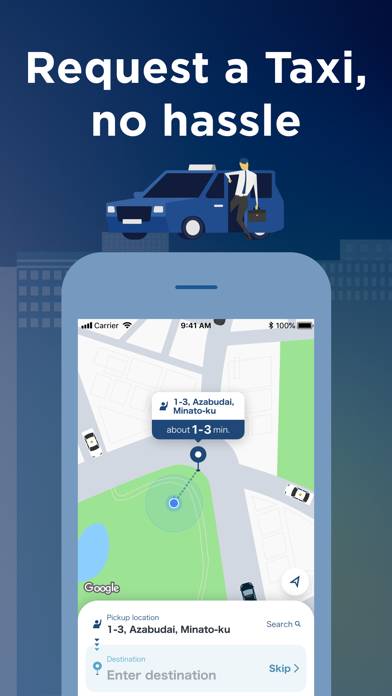 GO / Taxi app for Japan App screenshot #1