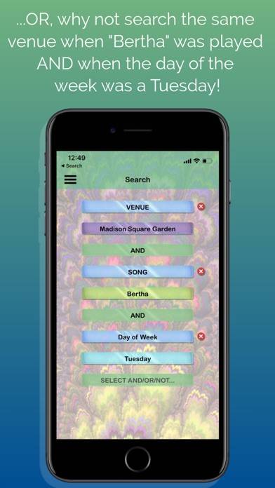 Deadshowz App-Screenshot #5