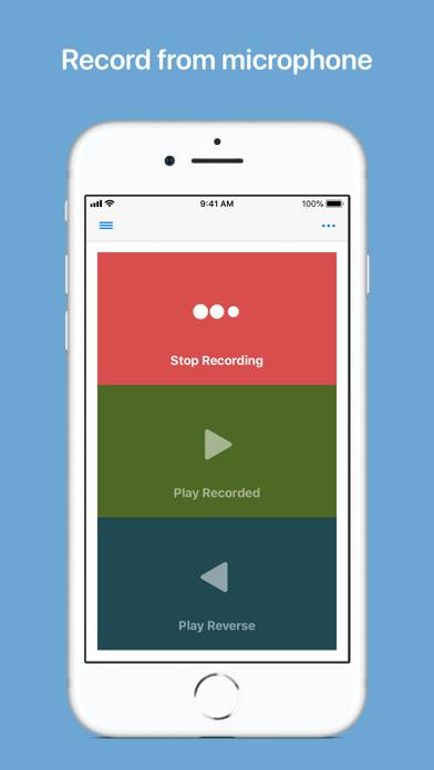 Reverse Audio App-Screenshot #1