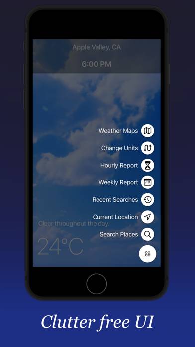 Weather 1.0 App screenshot