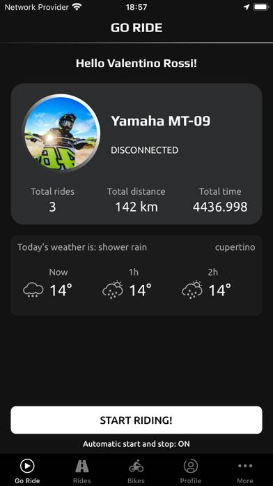 MyRide – Motorcycle Routes Captura de pantalla de la aplicación #2