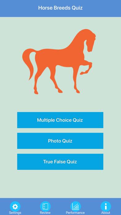 Horse Breeds Quizzes App screenshot #1