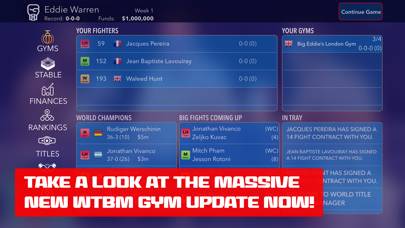 World Title Boxing Manager Captura de pantalla de la aplicación #1