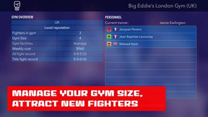 World Title Boxing Manager Captura de pantalla de la aplicación #3