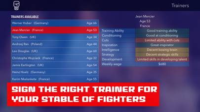 World Title Boxing Manager Capture d'écran de l'application #4