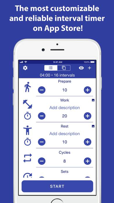 Tabata Timer: Interval Timer. Schermata dell'app #1
