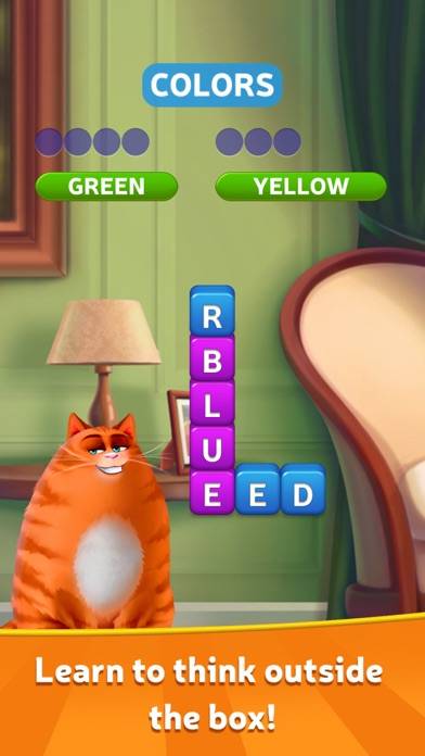 Kitty Scramble: Word Stacks Captura de pantalla de la aplicación #1