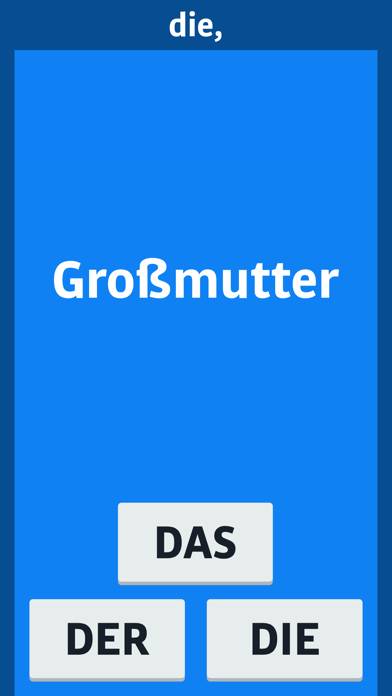 Der Die Das Deutsch Lernen App screenshot #2
