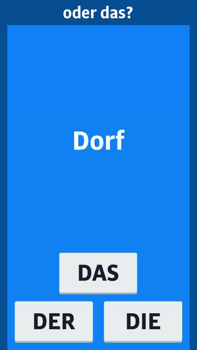 Der Die Das Deutsch Lernen App-Screenshot #3