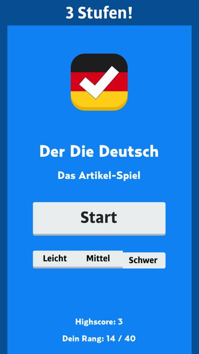 Der Die Das Deutsch Lernen App screenshot #4