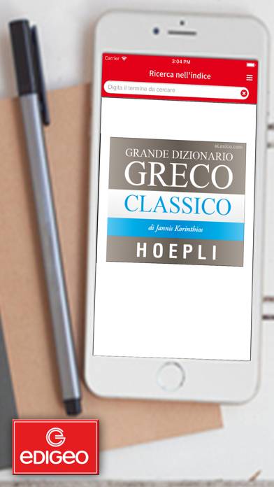Dizionario Greco Classico App screenshot #1