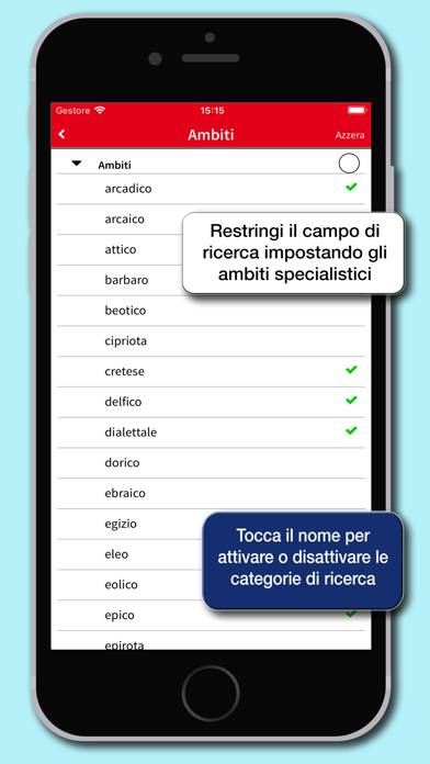 Dizionario Greco Classico App screenshot #5
