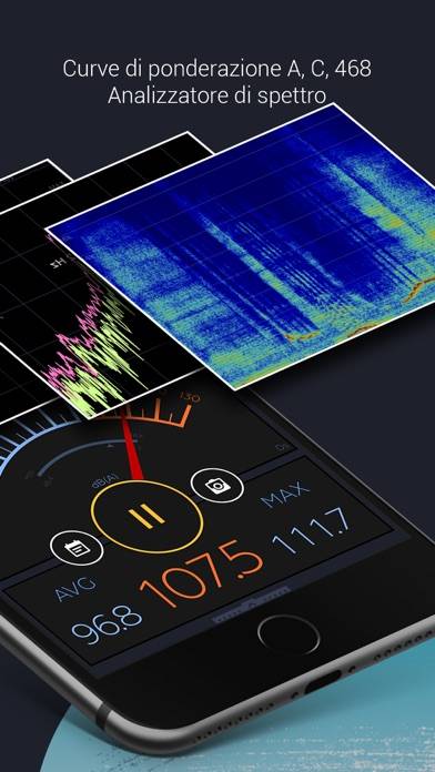 Decibel X PRO: dBA Noise Meter Schermata dell'app #2