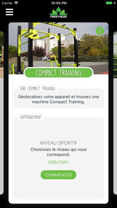 Freetness Capture d'écran de l'application