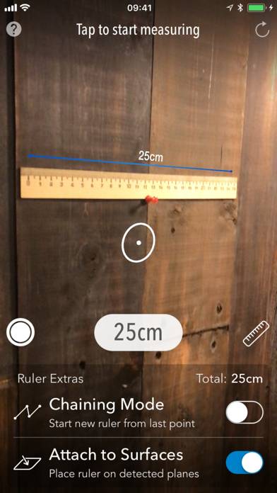 MeasureKit - AR Ruler Tape captura de pantalla