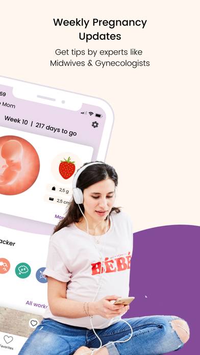 Keleya: Pregnancy App plus Yoga App screenshot #2