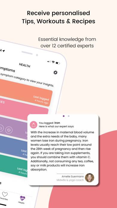 Keleya: Pregnancy App plus Yoga App screenshot #5