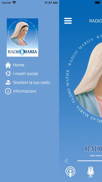 Radio Maria Italia immagine dello schermo