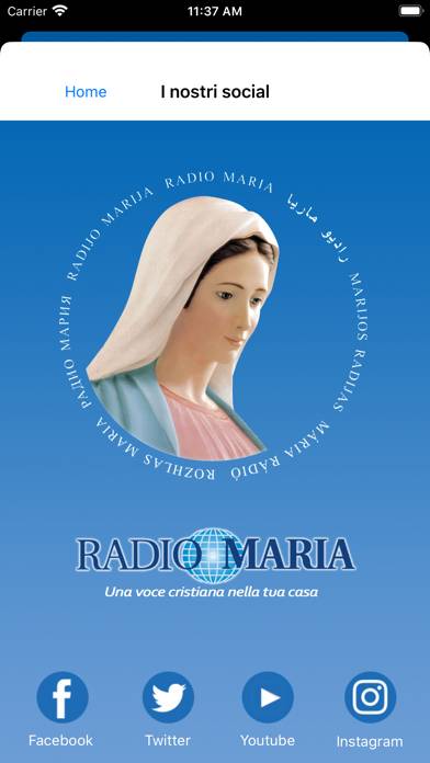 Radio Maria Italia Schermata dell'app #3