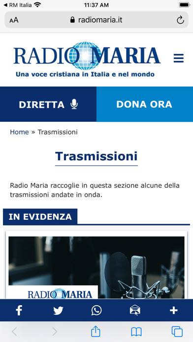 Radio Maria Italia Schermata dell'app #4