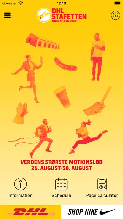 DHL Stafetten København App skärmdump #1